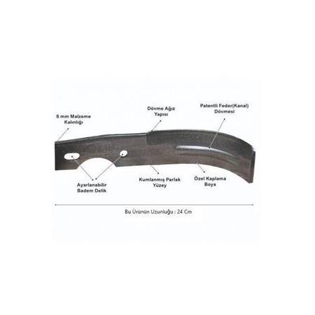 Yağmur Çapa Bıçağı Feder Patentli 50HRC Sertlik Kırılmaz Çelik 26cm