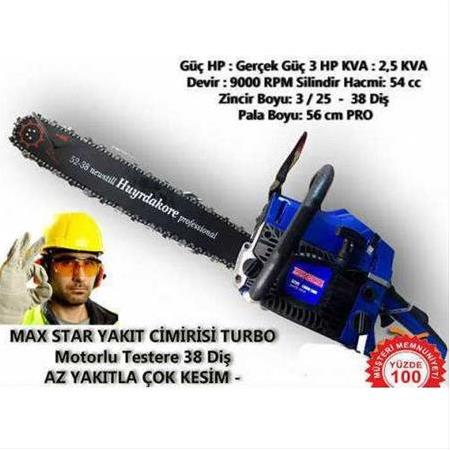 POWER MAX KCX-5200 TURBO MOTOR BENZİNLİ TESTERE