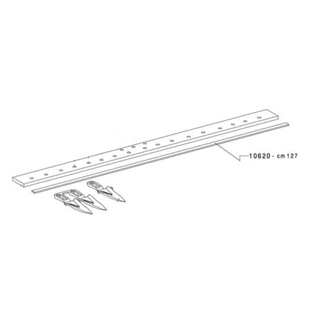 Bıçak Demiri İnce GF3 127 Cm 10620